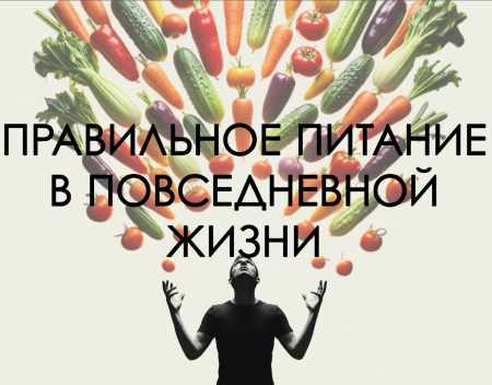 Правильное питание в повседневной жизни