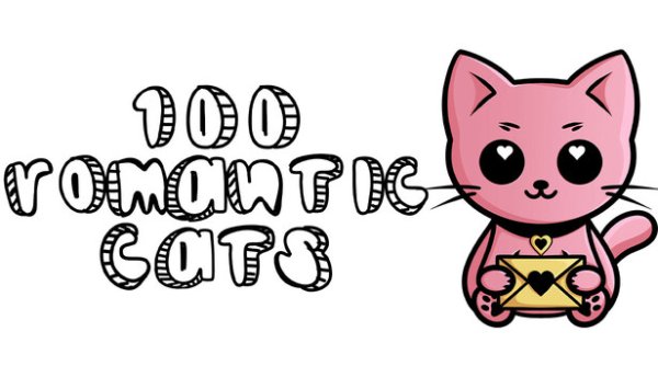 100 Romantic Cats