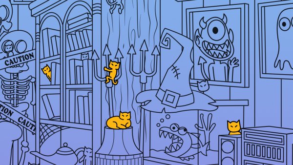 Secret Cats: Halloween